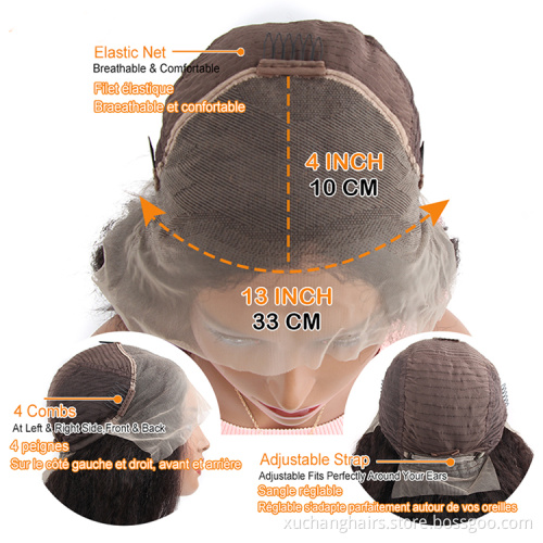 Wholesale Low Price Raw Human Hair Wigs Drop Shipping Brazilian Water Wavy Bob Wigs For Black Women